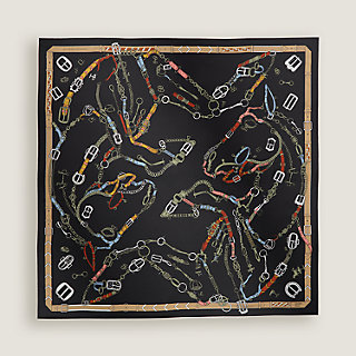 Les Chevaux Dechaines scarf 90 | Hermès USA